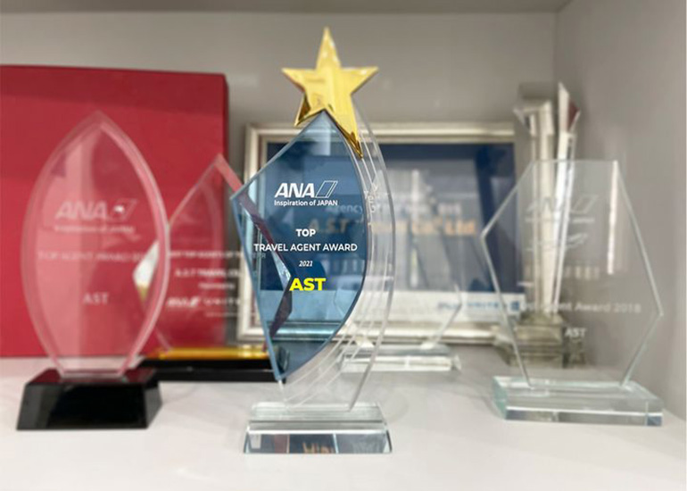 AST vinh dự nhận giải thưởng Top Travel Agent Award 2021 do HHK ANA trao tặng