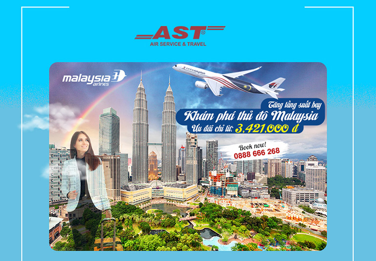 Khám phá thủ đô Malaysia với tăng cường tần suất bay kết nối