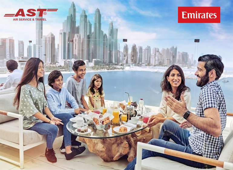 Tặng khách sạn ở Dubai khi mua vé hãng Emirates
