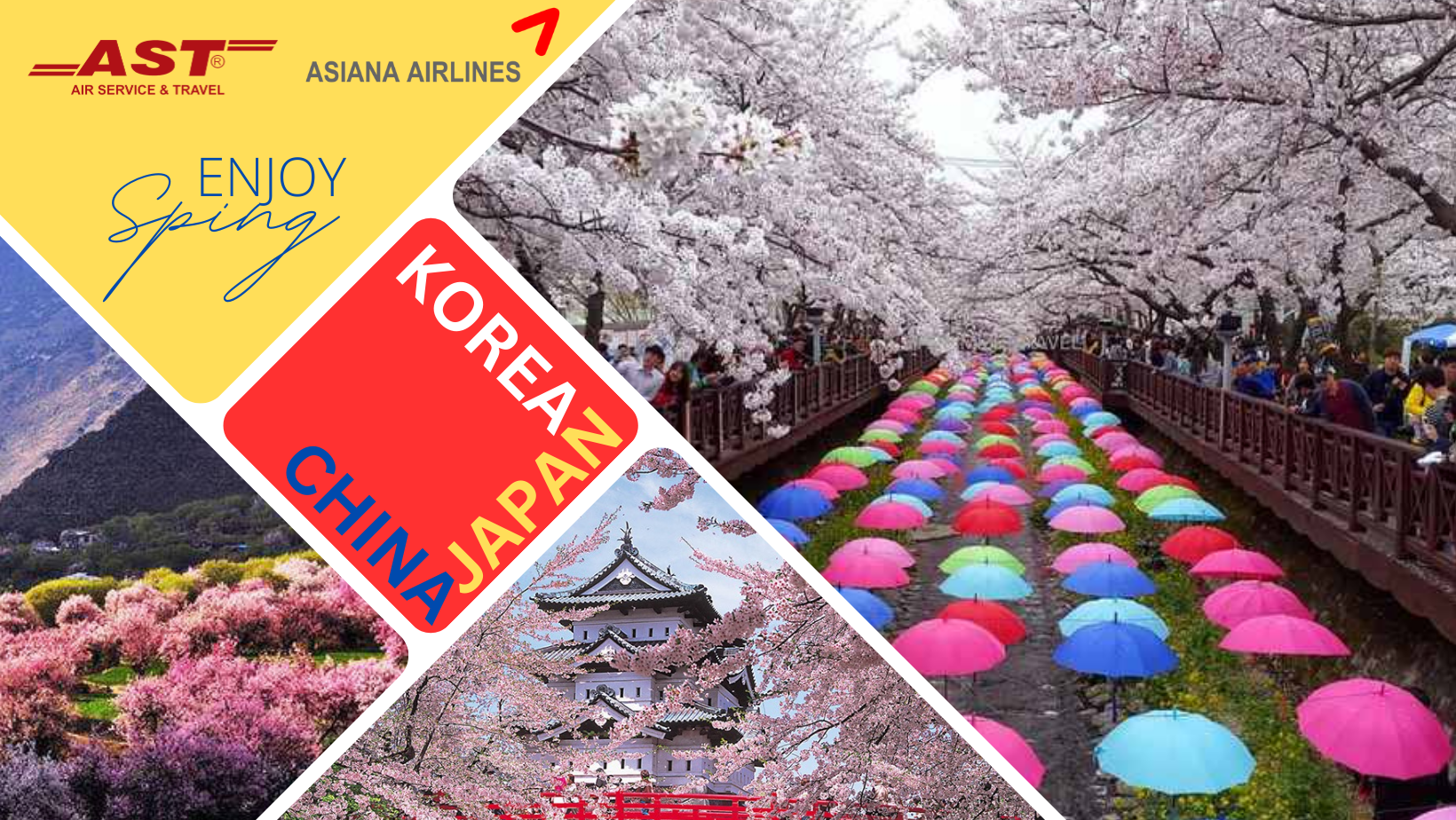 Khuyến mãi đặc biệt từ Asiana Airlines cho các chuyến bay đến Hàn, Nhật, Trung Quốc