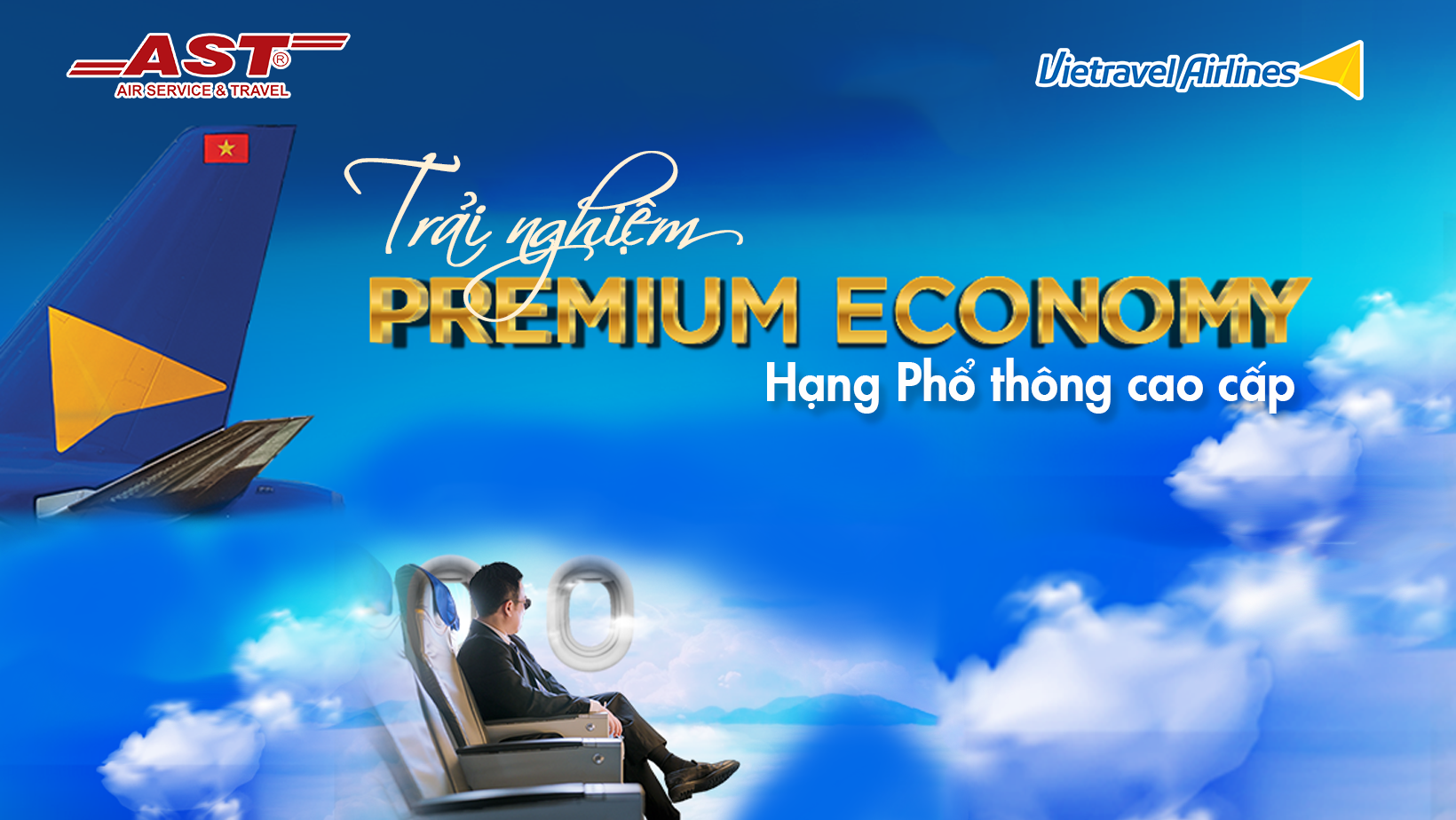 Bạn sẽ nhận được những quyền lợi gì khi đặt vé Hạng Phổ thông Cao cấp của Vietravel Airlines?