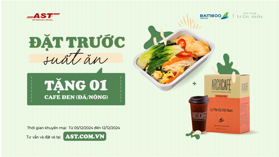 Bamboo: Nhanh tay đặt suất ăn, nhận ngay cà phê miễn phí!