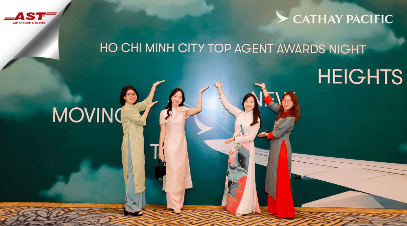 AST Travel: Đại lý hàng đầu của Cathay Pacific năm 2024