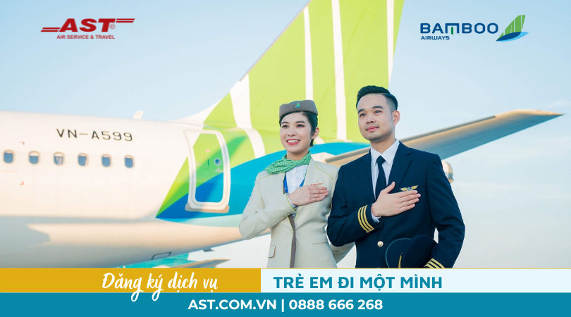 Dịch vụ Trẻ em đi một mình khi bay trên các chuyến của Bamboo Airways