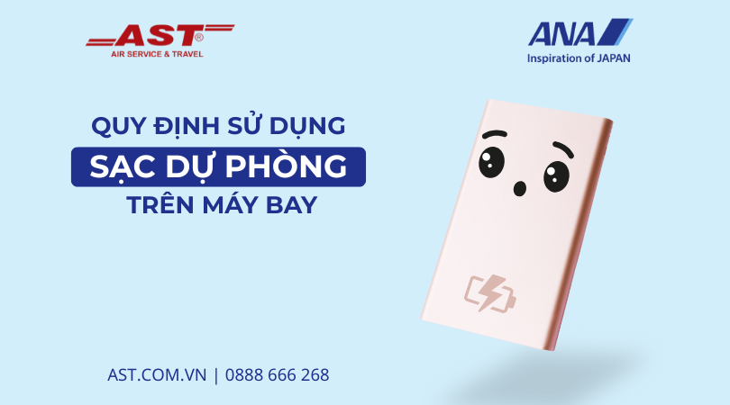 Quy định mới về pin sạc dự phòng khi bay đến Nhật Bản 2025