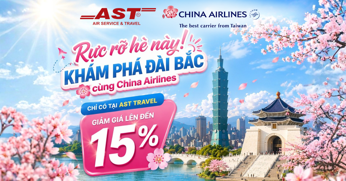 Khám phá Đài Bắc cùng giá ưu đãi chỉ có tại AST Travel!
