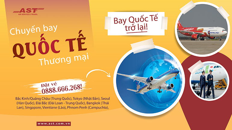 Lịch bay thương mại thường lệ của hãng hàng không Việt Nam